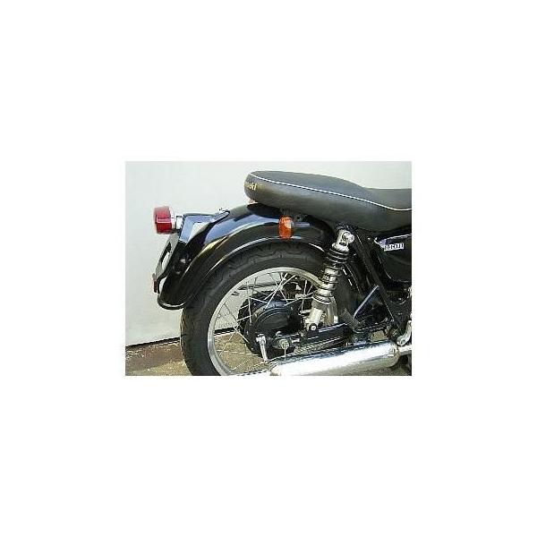 リアフェンダータイプC黒ゲル OSCAR（オスカー） W650 : バイク メンテ
