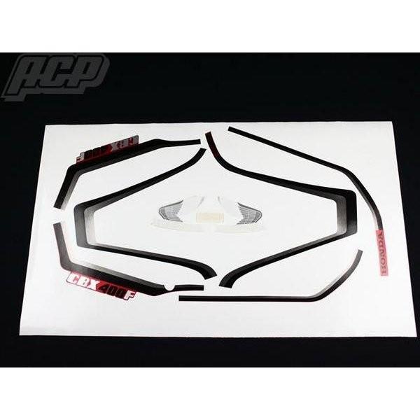 CBX400F（2型） 赤/白ラインステッカーセット ACP（エーシーピー 