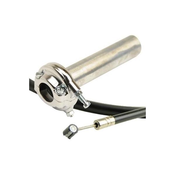 ビラーゴ250（VIRAGO） AMALスロットル＆ワイヤー アウター800mm GOODS（モーターガレージグッズ）