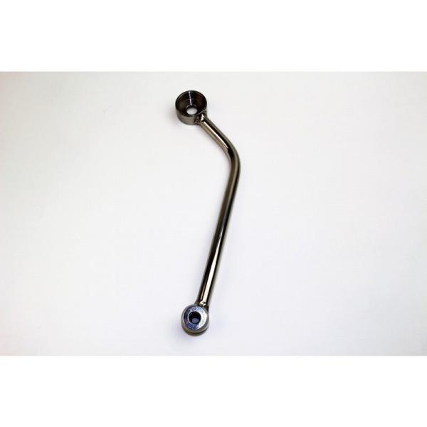 マフラーステー汎用ステンレス製オフセット50mm/長さ200mm MINIMOTO（ミニモト）