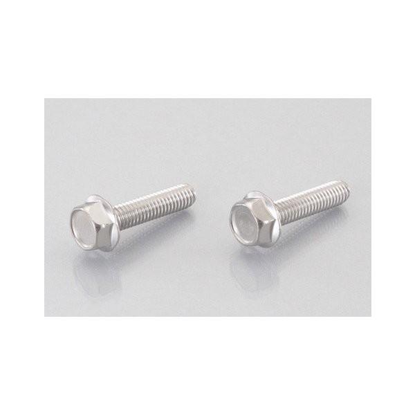 他サイト： フランジ付き六角ボルト（ステンレス） M6　P1.0 全ネジタイプa25mm KITACO（キタコ）の商品画像