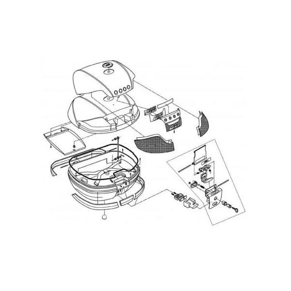 【GIVIオリジナル品番】Z599　【商品説明】こちらの商品はV46の補修品です。 ●※商品画像はイメージとなります。 ●品番及び品名よりメーカーカタログにて商品をご確認くださいませ。