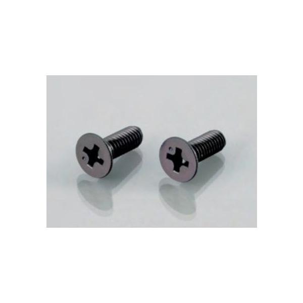 他サイト： マスターシリンダーキャップビス（十字穴付 / 皿小ネジ） M4/P0.7 50mm（ブラック） KITACO（キタコ）の商品画像
