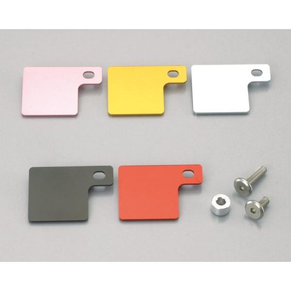 他サイト： 自賠責ステッカープレート ブラックアルマイト KITACO（キタコ）の商品画像