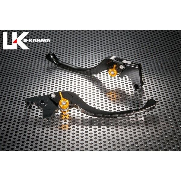 CBR600F（PC41）11年〜 ツーリングタイプ アルミビレットレバーセット（ブラック） U-KANAYA