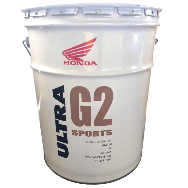 新品未開封☆定価41800円税込☆ホンダ　Ultra　G2　20L ホンダ ウルトラ G2 10W-40 20L (バイク用エンジンオイル) 価格比較