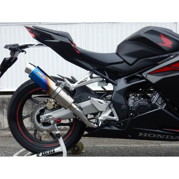 CBR250RR MC51 WR'S フルエキゾースト チタン マフラー リヤエキゾースト ラウンドタイプ （ステンレス/チタン焼き色