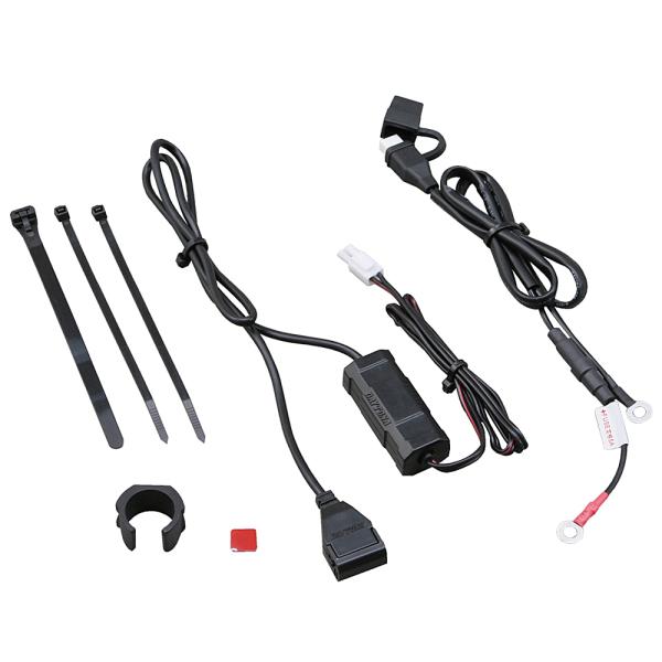 色んなものが入ってます DAYTONA（デイトナ） 93039 2.1A バイク専用電源 USB1ポート : バイク
