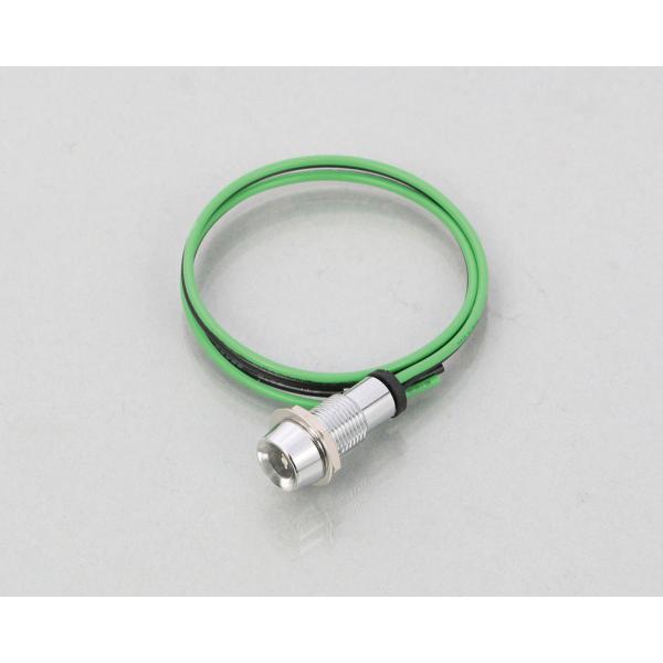 【適合】汎用　【商品説明】鮮やかに光るLEDを採用しドレスアップやインジケーターランプ等色々な用途に対応します。 ●ハーネス長：29cm ●セット内容：LEDランプ（×1）　ワッシャー（×1）　ナット（×1） ●※本製品は先端部分には防水処...