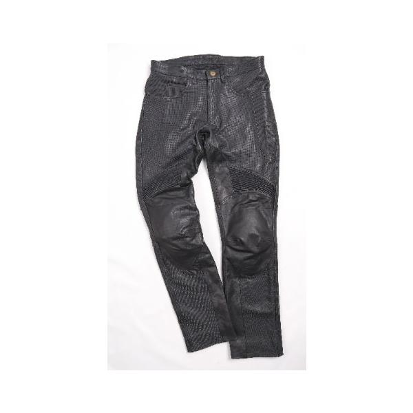 DEGNER（デグナー） DP-28P メッシュレザーパンツ ブラック Lサイズ