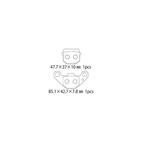 A61-001SN �u���[�L�p�b�h NTB