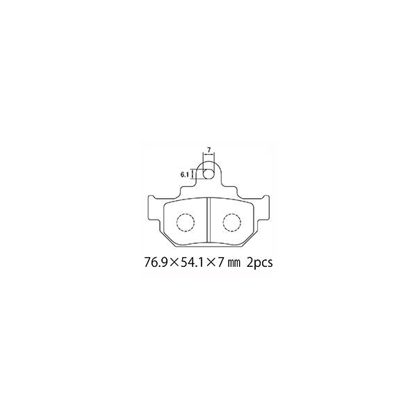 A61-005SN �u���[�L�p�b�h NTB
