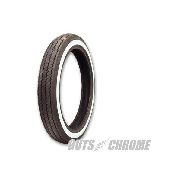 �V���R�[ E240 H.D.S�N���V�b�N�^�C�� 100/90-19 �z���C�g�E�H�[�� SHINKO�i�V���R�[�j