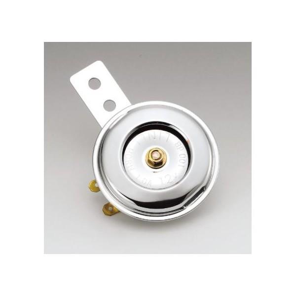 カスタムホーン（12V）ミニ・6V専用・クローム KIJIMA（キジマ