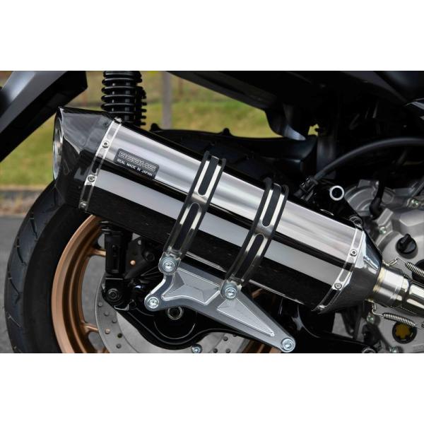 XMAX250 BEAMSマフラー BEAMS マフラー G259-53-007 XMAX250 R-EVO ヒートチタン
