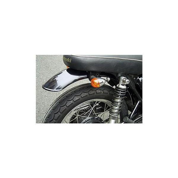 リアフェンダーショートB黒ゲル OSCAR（オスカー） W650 : バイク