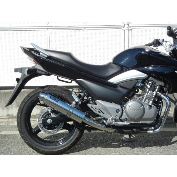 GSR250 GJ55D 南海部品 MAXコンプ 2in1 ステンレス マフラー GSR250（JBK-GJ55D） ラウンドタイプ スリップオンマフラー ステンレス