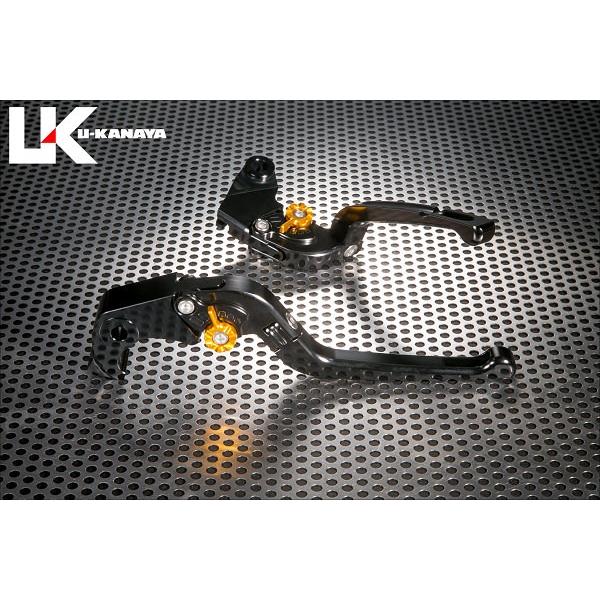 可倒式Rタイプ アルミビレットレバーセット ブラック U-KANAYA Z900RS