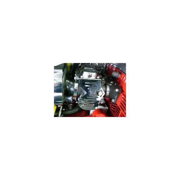 CBX400F メッキキャブレターサイドカバー【Hロゴタイプ】 ACP