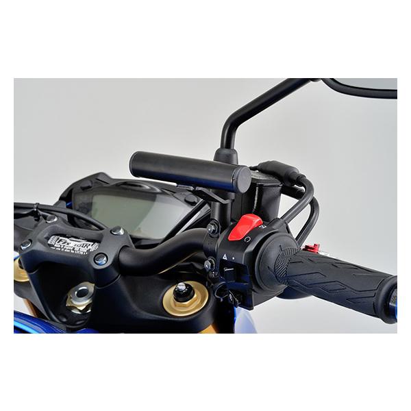 他サイト： マルチバーホルダー ブラック（ミラー取付け部装着タイプ） DAYTONA（デイトナ）の商品画像