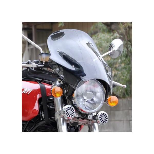 シックデザイン製スモークガイラシールド 汎用 GB350 GB350S
