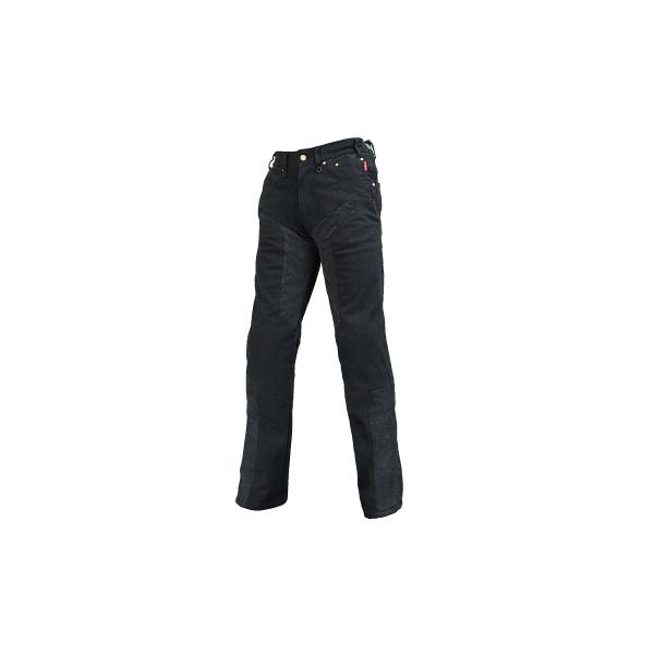 ラフ＆ロード RR7509LF ハーフメッシュストレッチブラックデニムパンツ