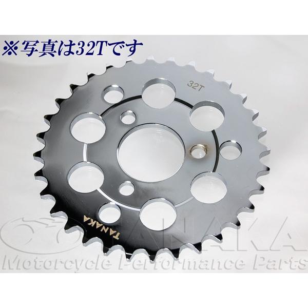 たなか ドリブン（リア）スプロケット クロームメッキ 30T 田中商会 モンキー