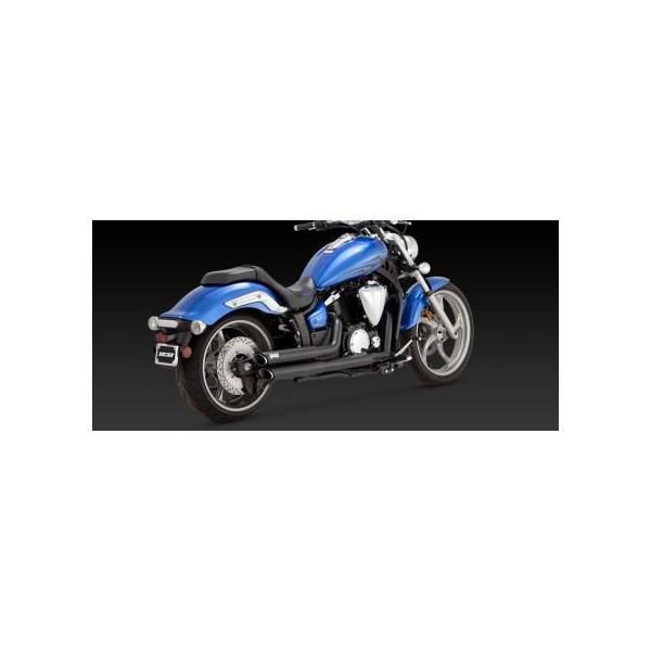 ツインスラッシュ スタッガード ブラックフルエキゾースト VANCE&HINES 