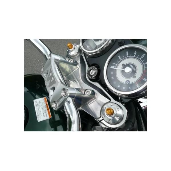 トップブリッジ ハンドルアッパーブラケット付 AGRAS（アグラス） W800 