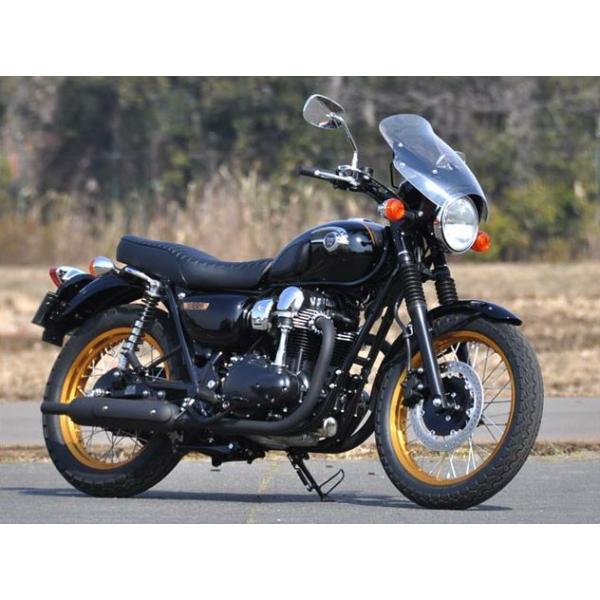 W800（11年〜） ガイラシールド Mサイズ クリア CHIC DESIGN（シック