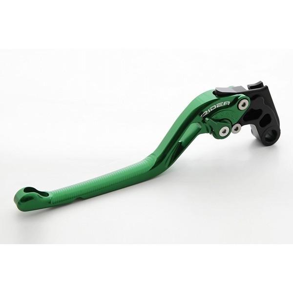 ZX-10R（04〜13年） アジャストクラッチレバー グリーン RIDEA（リデア