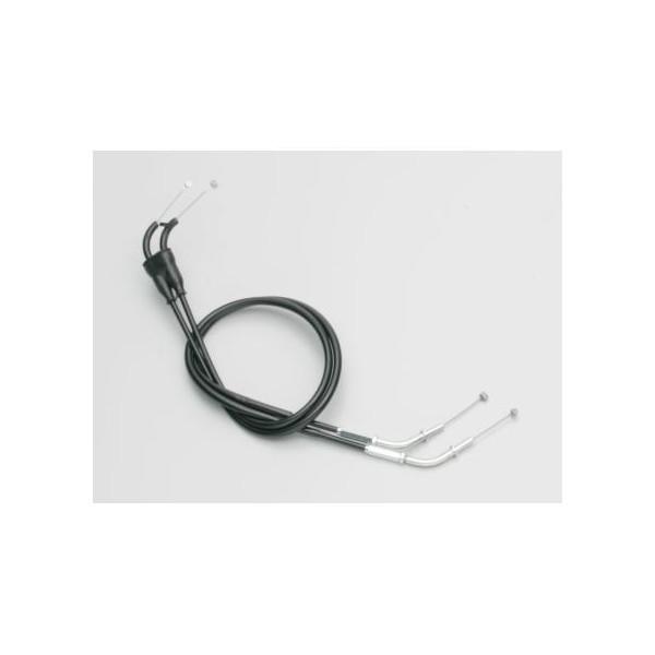 ZX-12R（04〜06年） スロットルワイヤーW ブラック 50mmロング