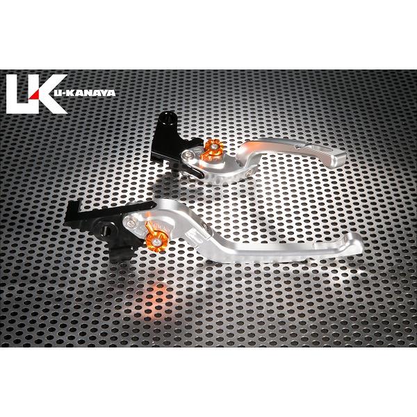 KLX125 �|��R�^�C�v �A���~�r���b�g���o�[�Z�b�g�i�V���o�[�j U-KANAYA