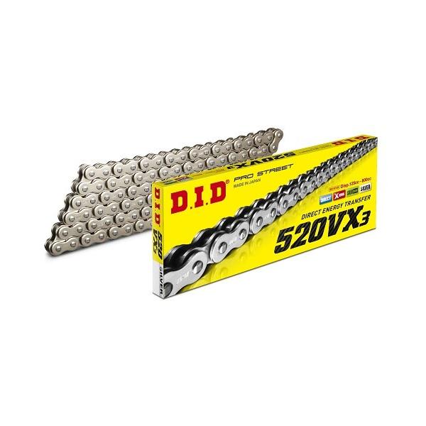 VX�V���[�Y 520VX3-112L ZJ�i�J�V���j �V���o�[�F �V�[���`�F�[�� DID�i�_�C�h�[�j