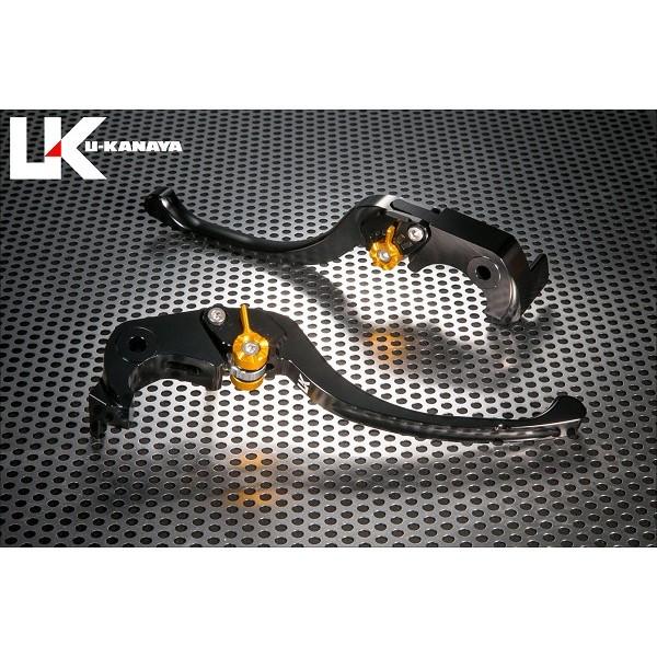 ZX-14R ツーリングタイプ アルミビレットレバーセット（ブラック） U