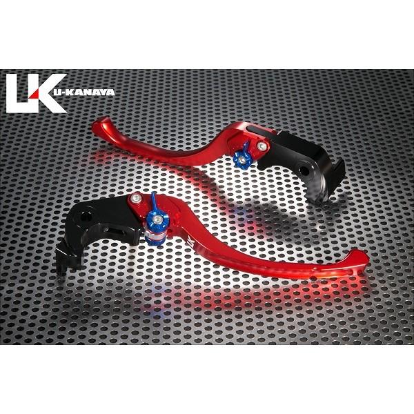 ZX-14 ツーリングタイプ アルミビレットレバーセット（レッド） U