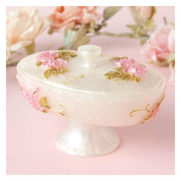 バラ雑貨 薔薇小物 ローズ柄 小物入れ ケース 卓上 蓋付 バラ雑貨 薔薇小物 ローズ柄 小物入れ ケース 卓上 蓋付