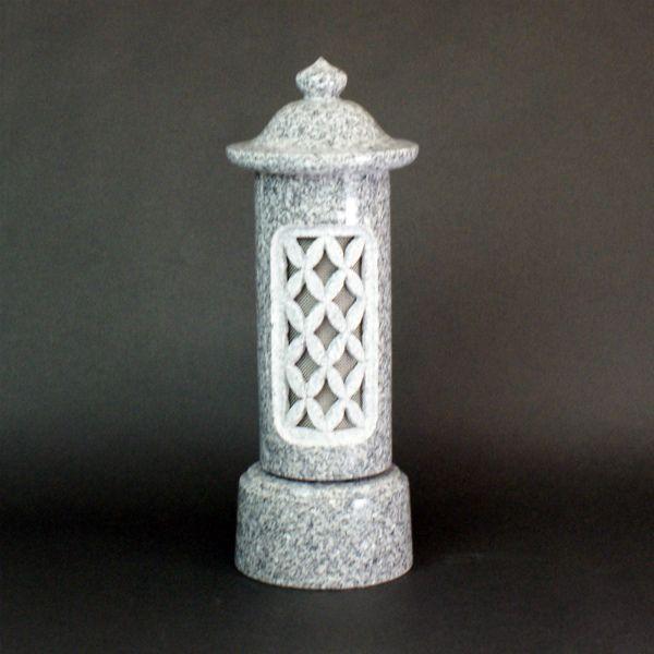 石の回転式ローソク立て MR-1＜標準＞ AG-98 1対 お墓・墓参り