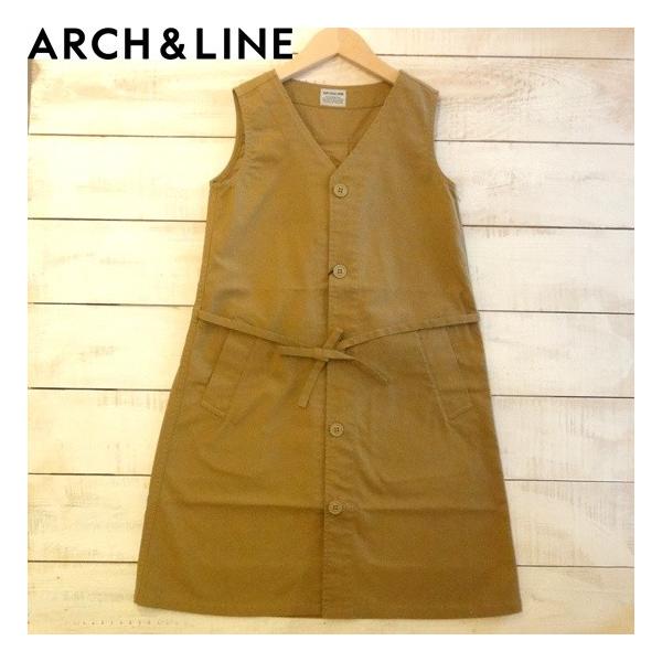 Arch Line アーチアンドライン ミリタリーエプロンドレス ベージュ Arch Lineより入荷 Www Legheleggere Com