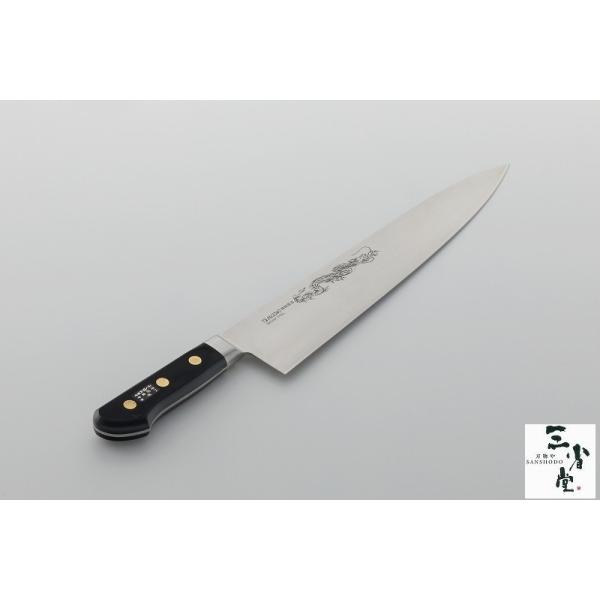 包丁 牛刀 MISONO ミソノ NO.114 スウェーデン鋼 口金付 270mm