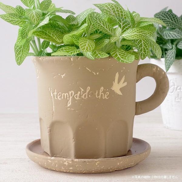 プランター おしゃれ 植木鉢 カッププランター カフェブラウン 3 5号 140 花飾る雑貨店 Green Shop 通販 Yahoo ショッピング