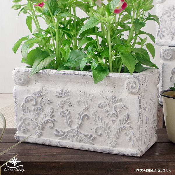 ダイナスティ レクトポット 約W17.5×D9×H10cm おしゃれ 植木鉢 ダイナスティ レクトポット 約W17.5×D9×H10cm おしゃれ 植木鉢
