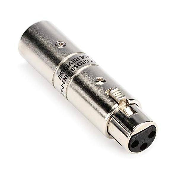 Hosa GXX-195 XLR3ピンオス-XLR3ピンメス 位相反転換アダプター
