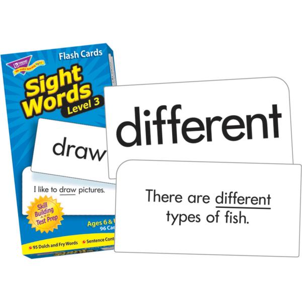 Trend Enterprises トレンド 英単語 フラッシュカード 目で見て学ぶことば レベル3 Flash Cards Sight Words