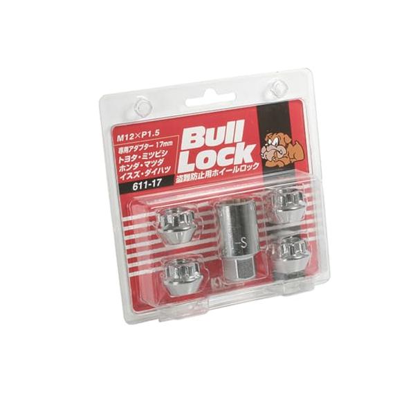 KYO-EI(協永産業) ホイールロックナット Bull Lock [ 貫通タイプ 17HEX ] M12 x P1.5 [ 個数:4P ] [ 品番