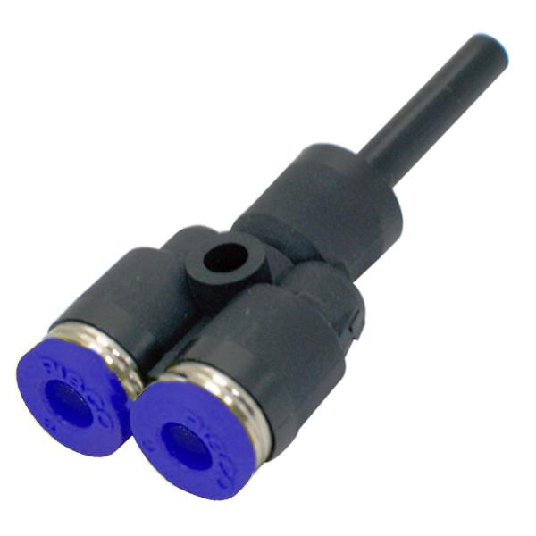 新潟精機 BeHAUS 日本製 チューブ用ワンタッチ継手 ブランチユニオンY チューブ外径:10mm PYJ10
