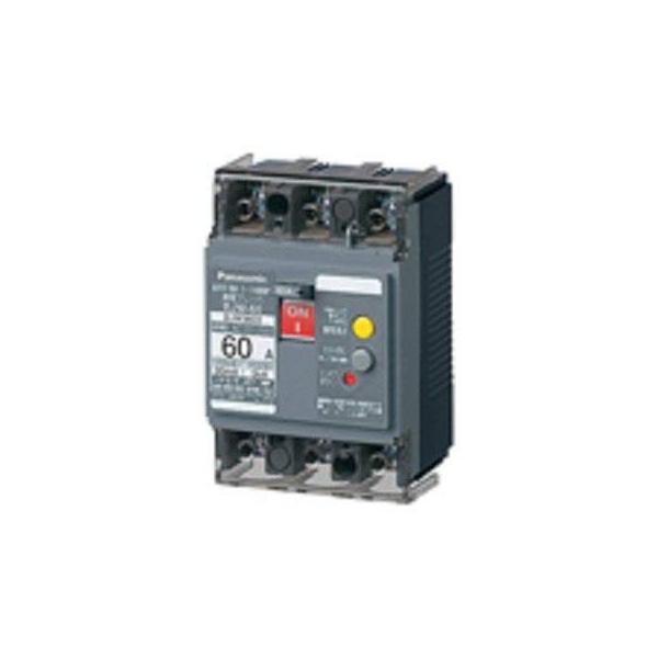 パナソニック(Panasonic) 漏電ブレーカ BJW-60型 3P3E OC付 60A 30mA モータ保護兼用 BJW3603
