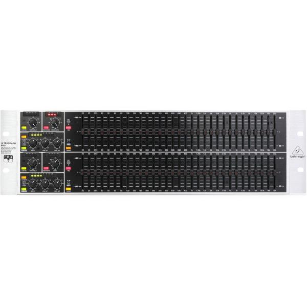 Behringer グラフィックイコライザー 31バンドステレオ フィードバック検出機能搭載 サブウーハー用出力搭載 FBQ6200HD