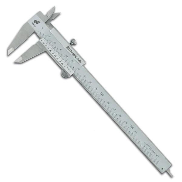 新潟精機 SK シルバーM型標準ノギス 快段目盛 150mm GVC-15KD