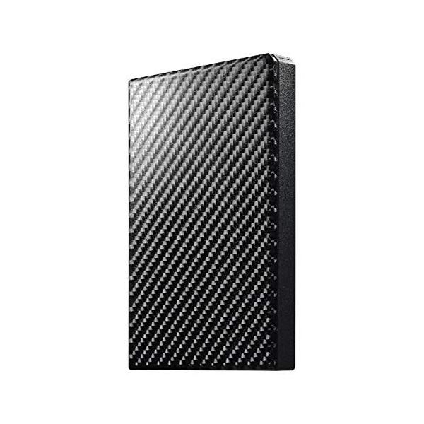 アイ・オー・データ機器 HDPT-UTS1K USB3.1 Gen1対応ポータブルハードディスク「高速カクうす」 カーボンブラック 1TB